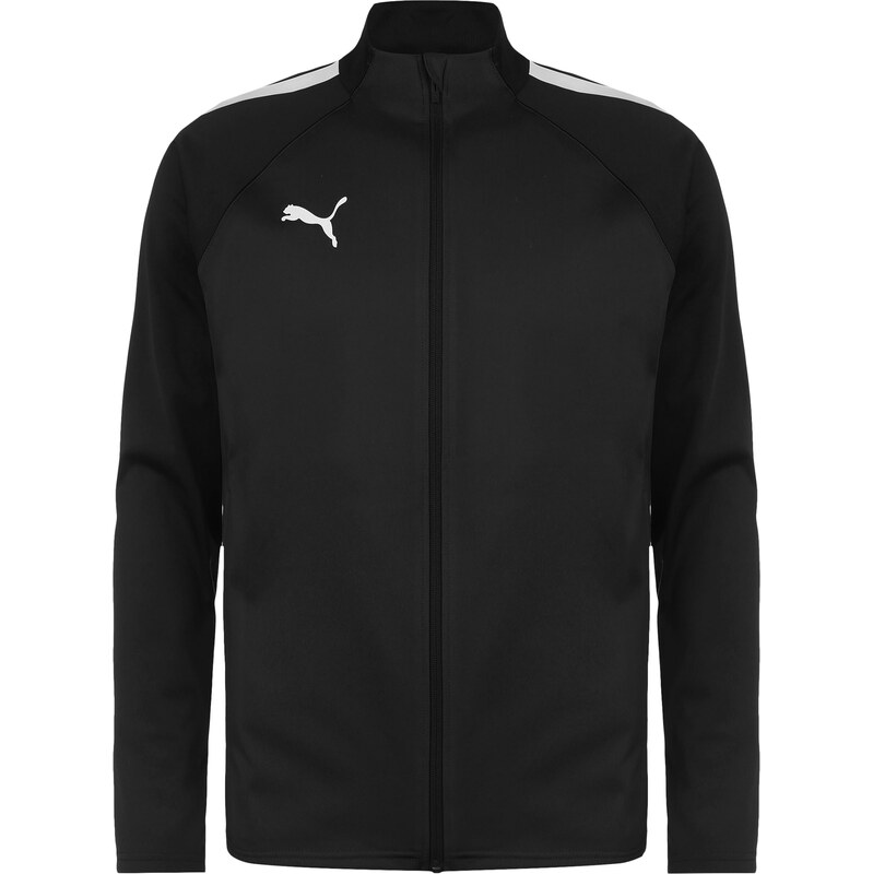 PUMA Športová bunda Team Liga čierna / biela 67728156