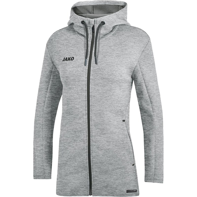 JAKO Športová bunda sivá melírovaná / čierna 67728182