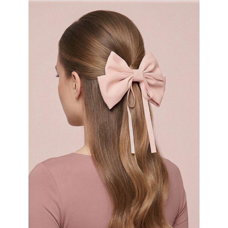 Sinsay - Sponka do vlasov v tvare mašle - pastelová ružová 67723178