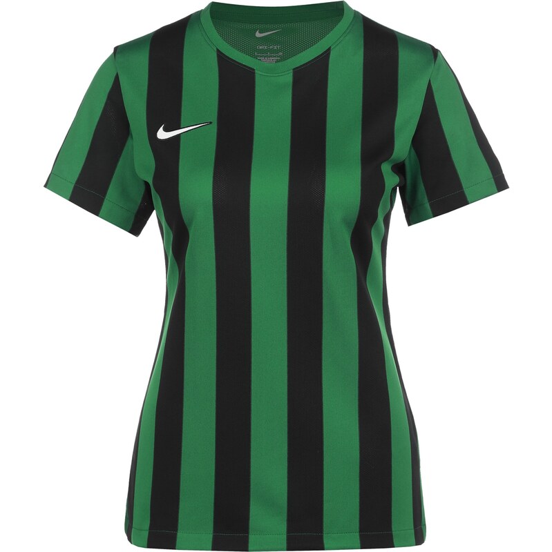 NIKE Dres Striped Division IV zelená / čierna / biela 67728340