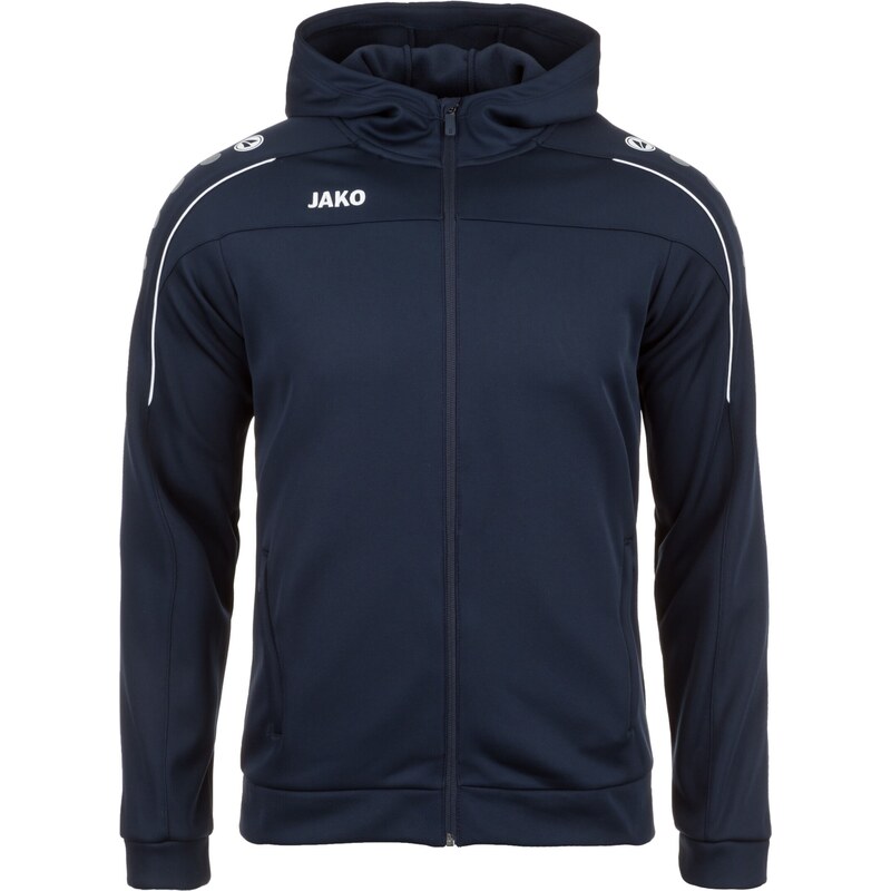 JAKO Športová mikina so zipsom námornícka modrá / biela 67749908