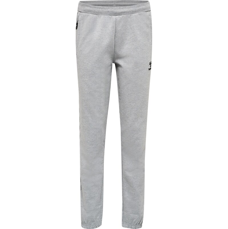 Hummel Športové nohavice Move Grid sivá melírovaná / čierna 67750235