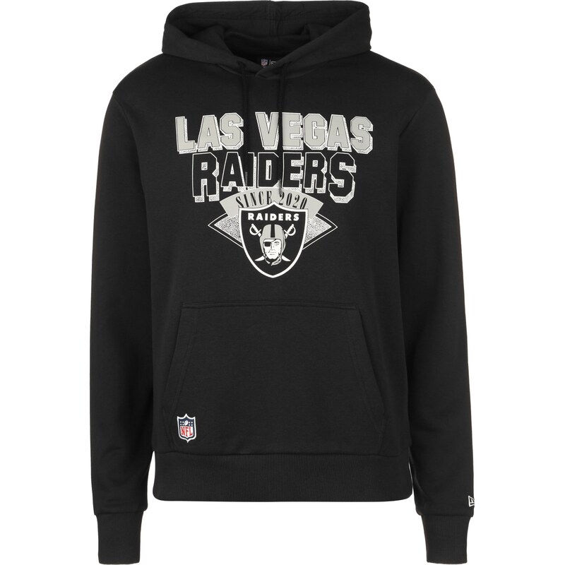 NEW ERA Mikina Raiders čierna / biela 67750246