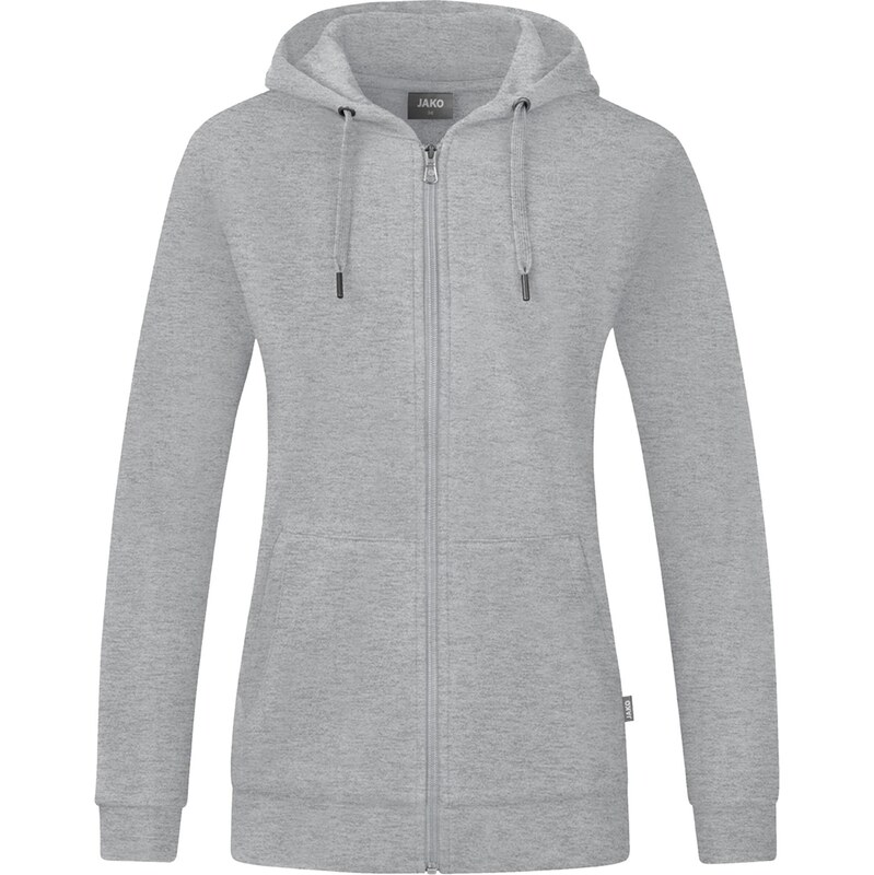 JAKO Športová mikina so zipsom sivá melírovaná 67728590