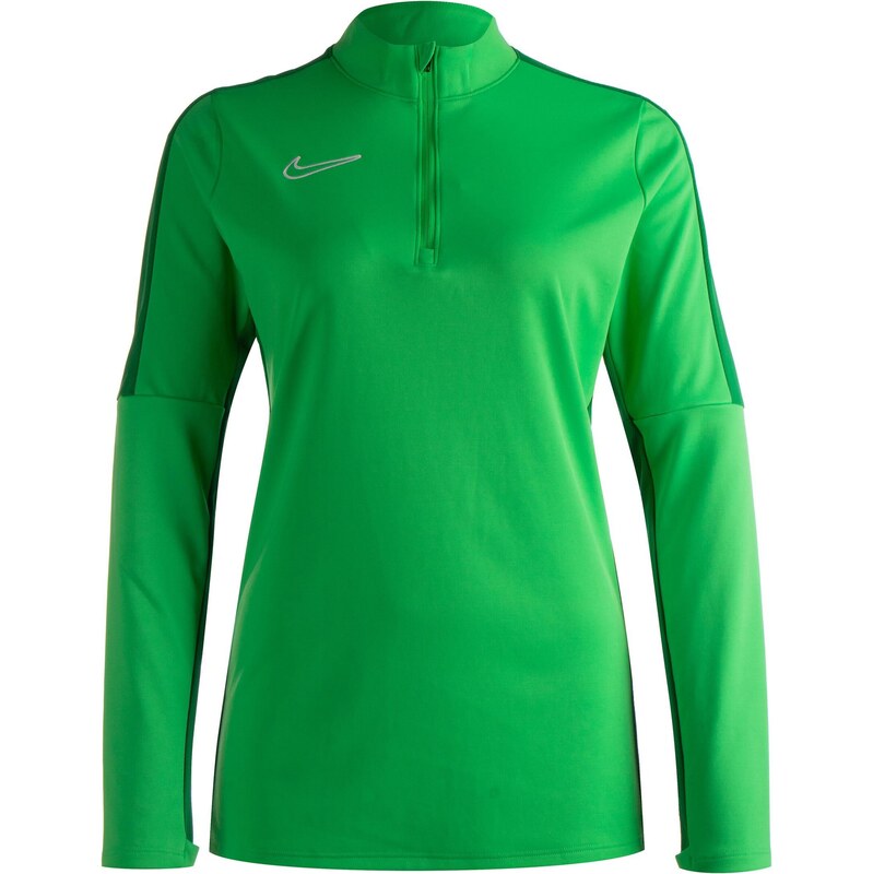 NIKE Funkčné tričko Academy 23 svetlosivá / tmavozelená 67750441