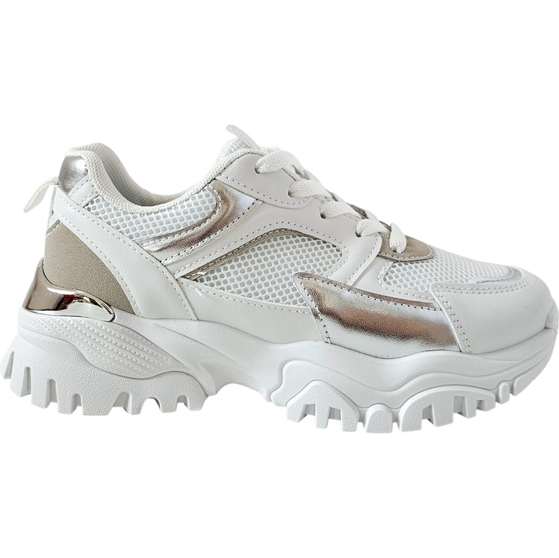 Biele chunky tenisky Laura Biagiotti Calf White 67725808