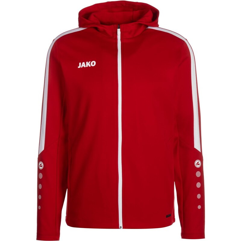 JAKO Športová bunda Power červená / biela 67728657