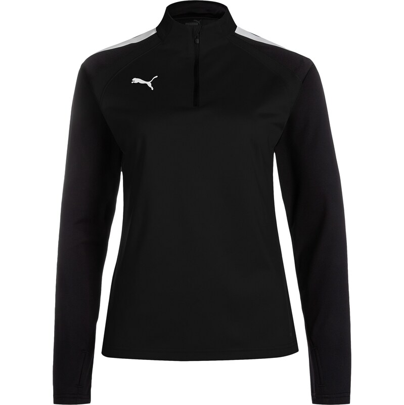 PUMA Športová mikina TeamLiga čierna / biela 67728664