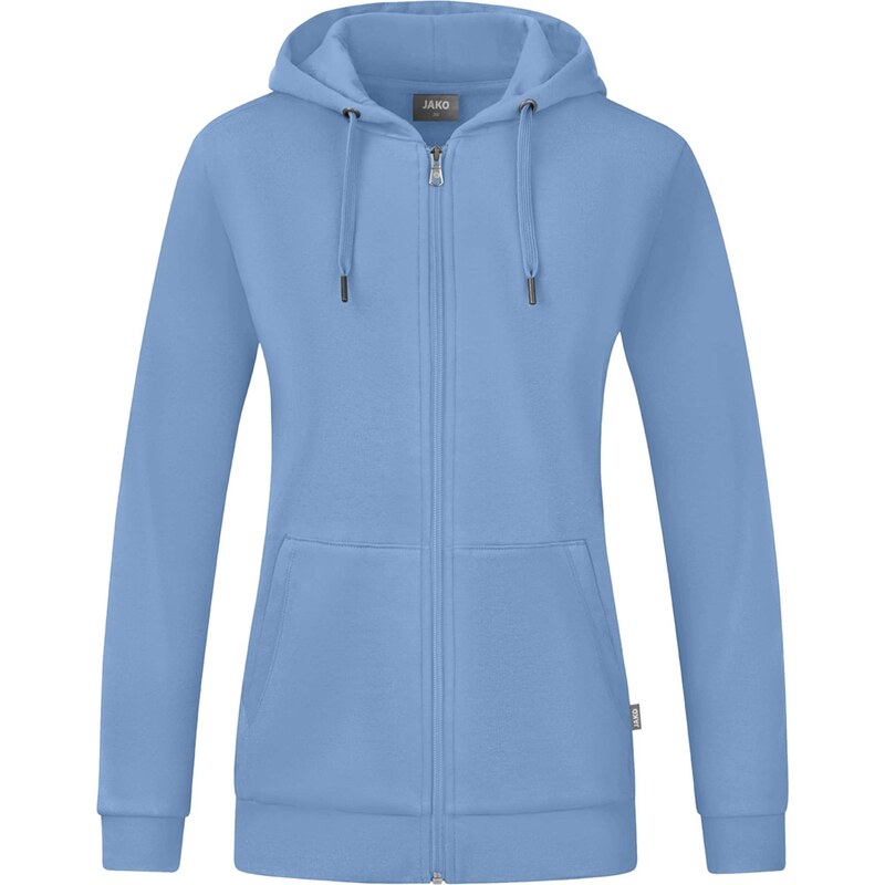 JAKO Športová mikina so zipsom nebesky modrá 67750500