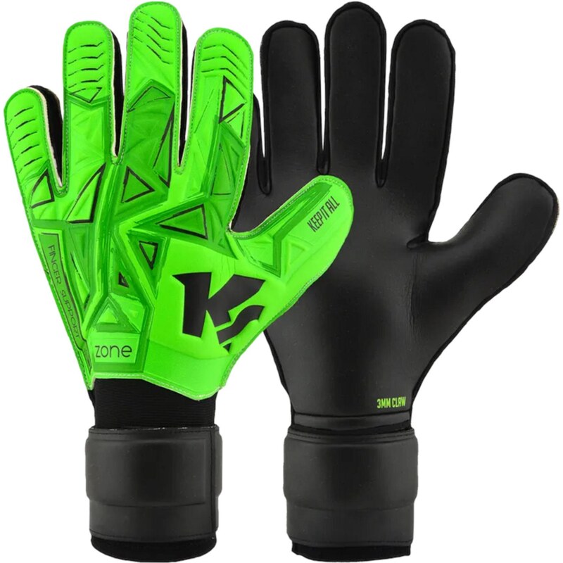 KEEPERsport Športové rukavice zelená / čierna 67750506