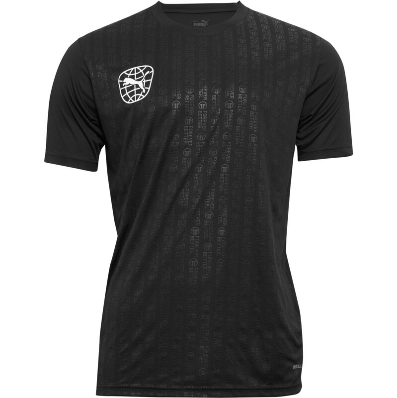 PUMA Funkčné tričko čierna / biela 67750569