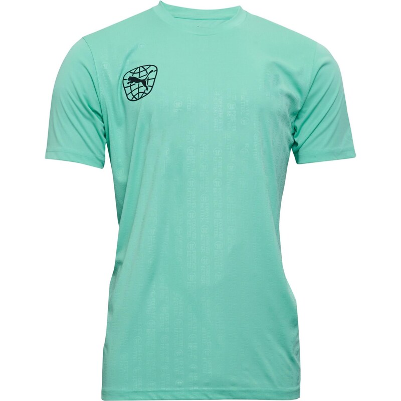 PUMA Funkčné tričko tyrkysová / čierna 67750580