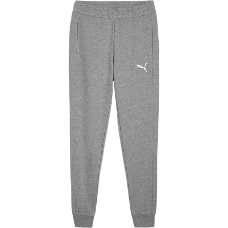 PUMA Športové nohavice Team Goal sivá melírovaná / biela 67728908