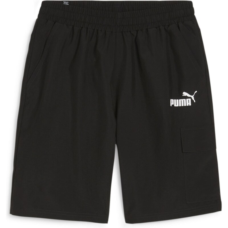 PUMA Kapsáče Essentials čierna / biela 67728914