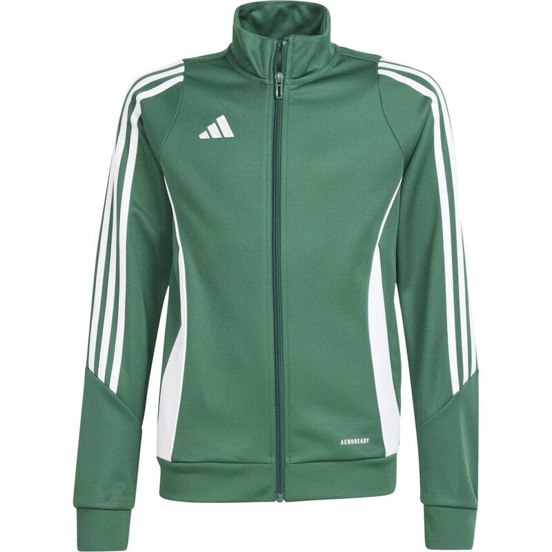 ADIDAS PERFORMANCE Športová bunda zelená / biela 67728990