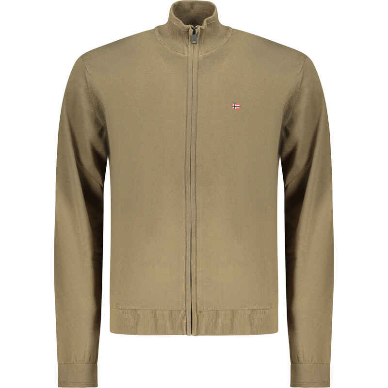 Pánsky zelený kardigán NAPAPIJRI 67834133