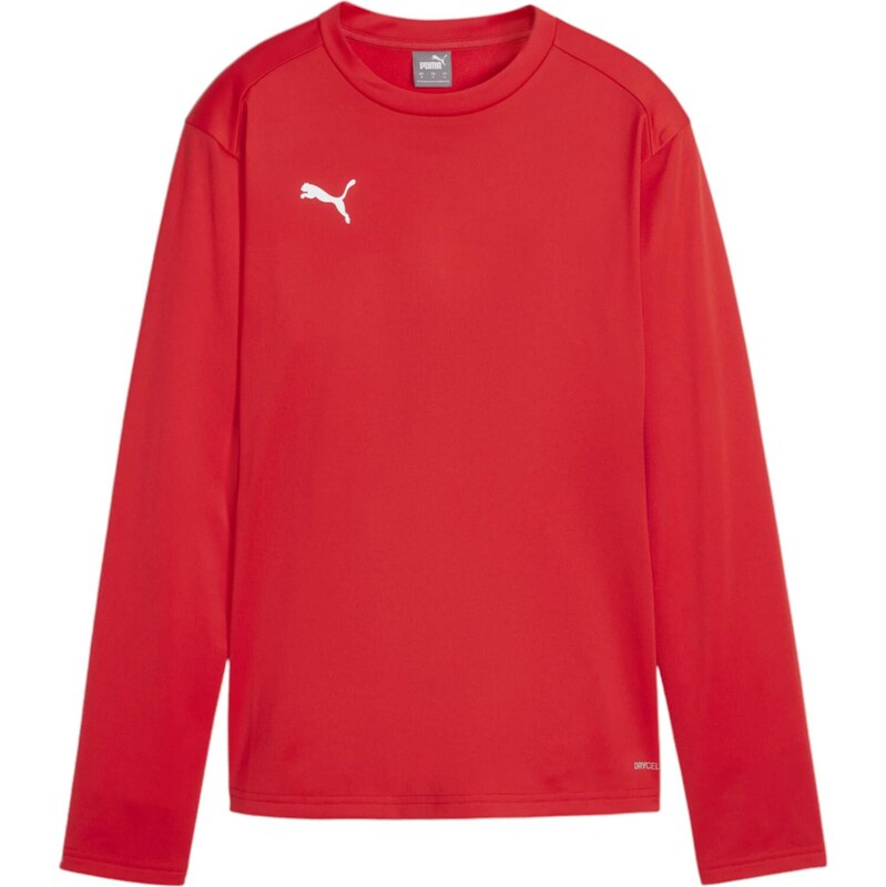 PUMA Športová mikina TeamGoal červená / biela 67729076