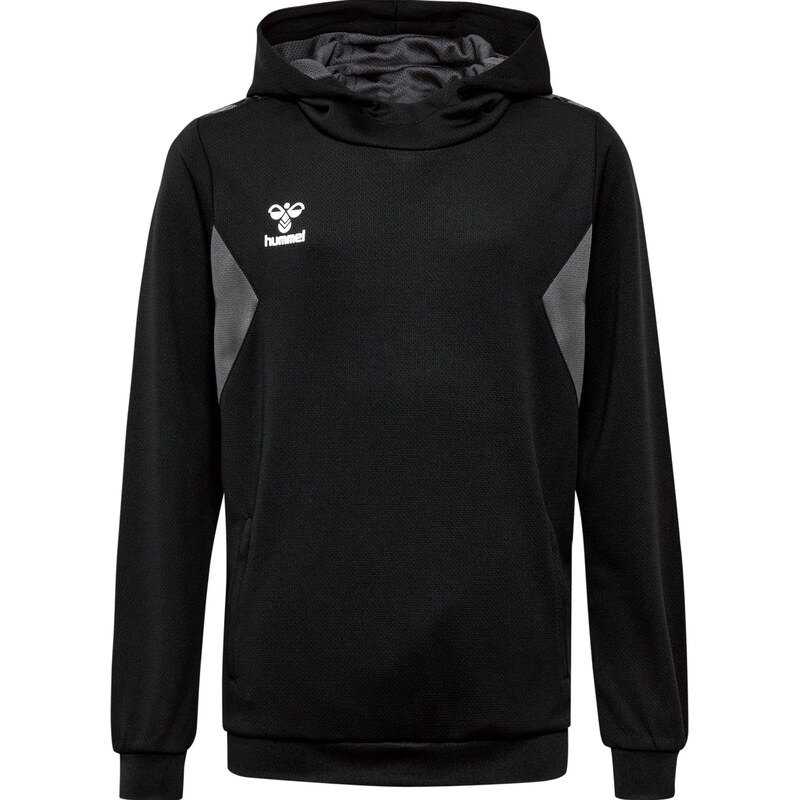 Hummel Športová mikina sivá / čierna / biela 67729092