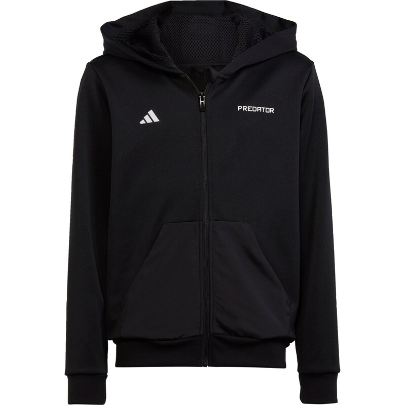 ADIDAS PERFORMANCE Športová mikina so zipsom Predator sivá / čierna / 67750795