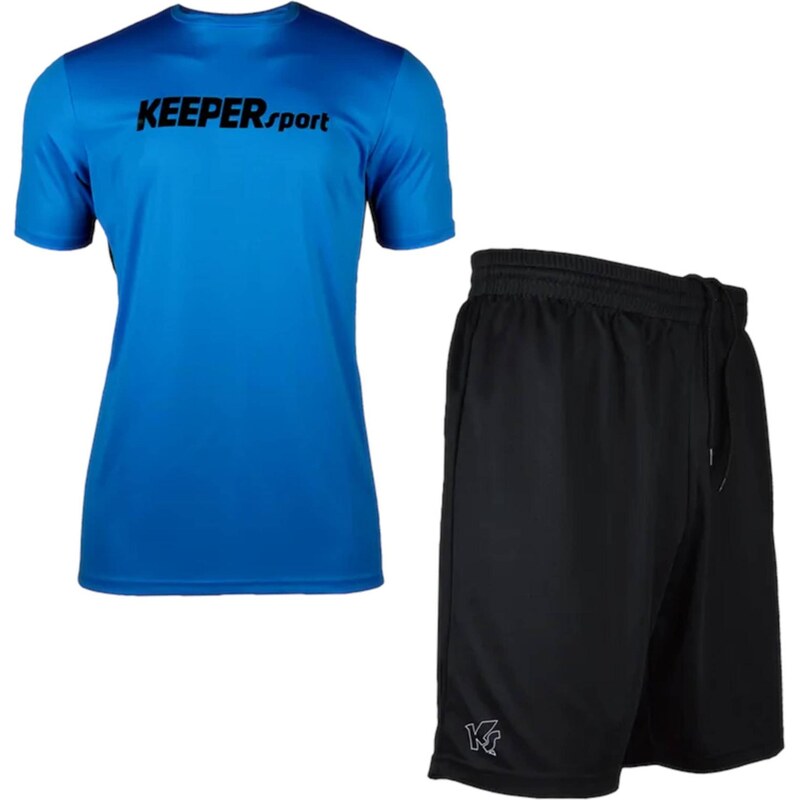 KEEPERsport Tréningový komplet modrá / čierna / biela 67729249