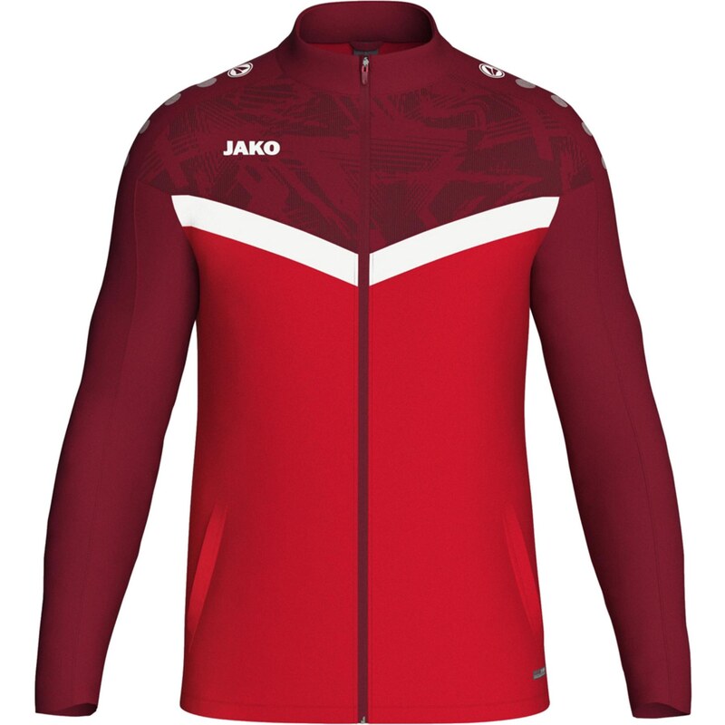 JAKO Športová bunda červená / bordová / biela 67750825
