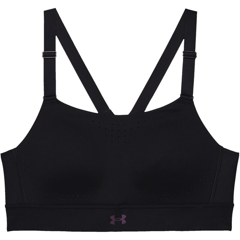 UNDER ARMOUR Športová podprsenka tmavofialová / čierna 67729294