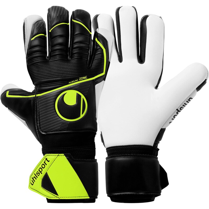 UHLSPORT Športové rukavice zelená / čierna / biela 67751000