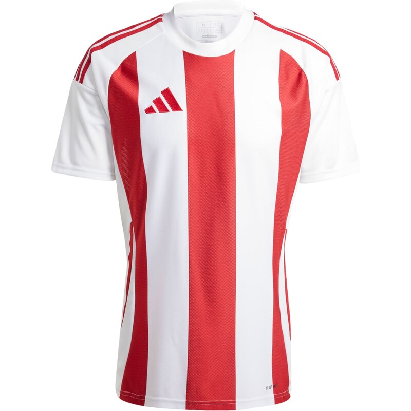 ADIDAS PERFORMANCE Dres Striped 24 krvavo červená / biela 67729388