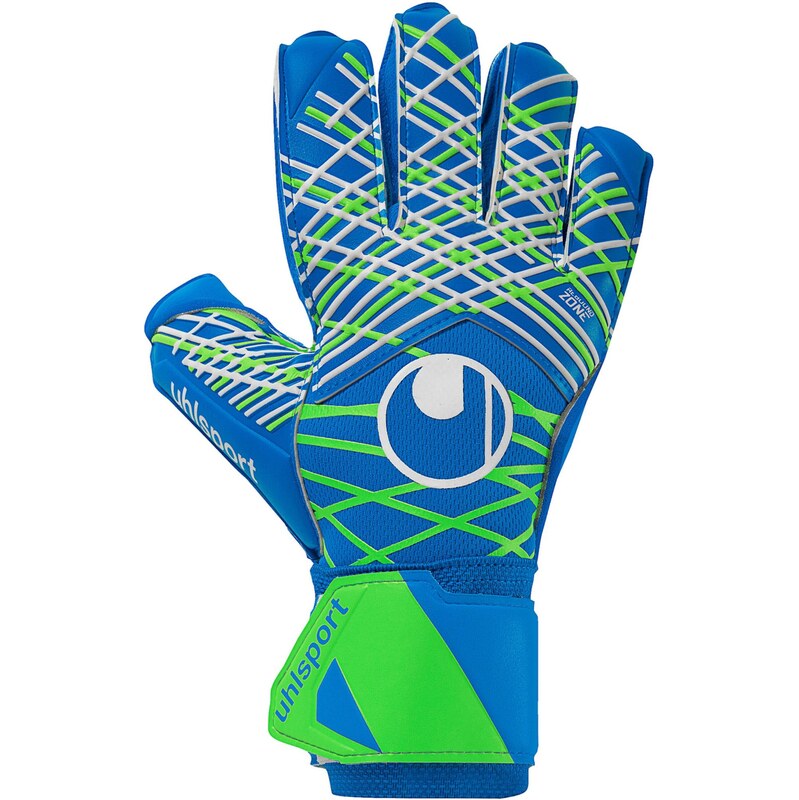 UHLSPORT Športové rukavice modrá / kiwi / biela 67729401
