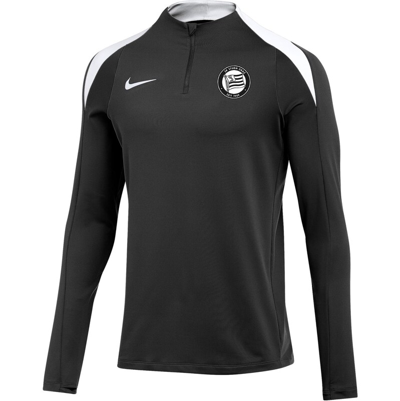 NIKE Športová mikina čierna / biela 67729462