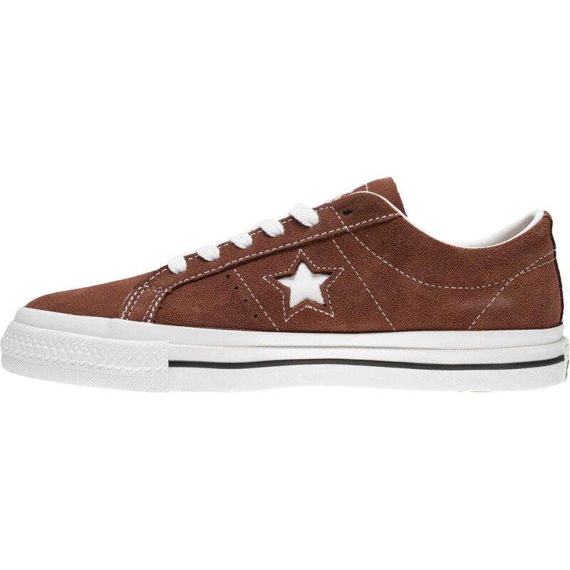 CONVERSE Nízke tenisky gaštanová / biela 67751100