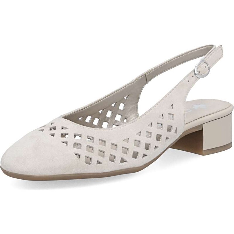 Dámske lodičky RIEKER 43457-60 béžová S6 67726264