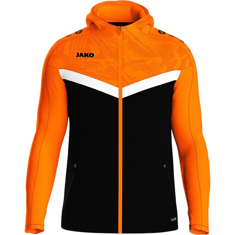 JAKO Športová bunda oranžová / čierna / biela 67729526