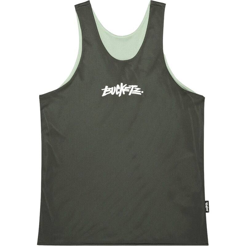 Bucketz Funkčné tričko olivová / mätová / biela 67729556