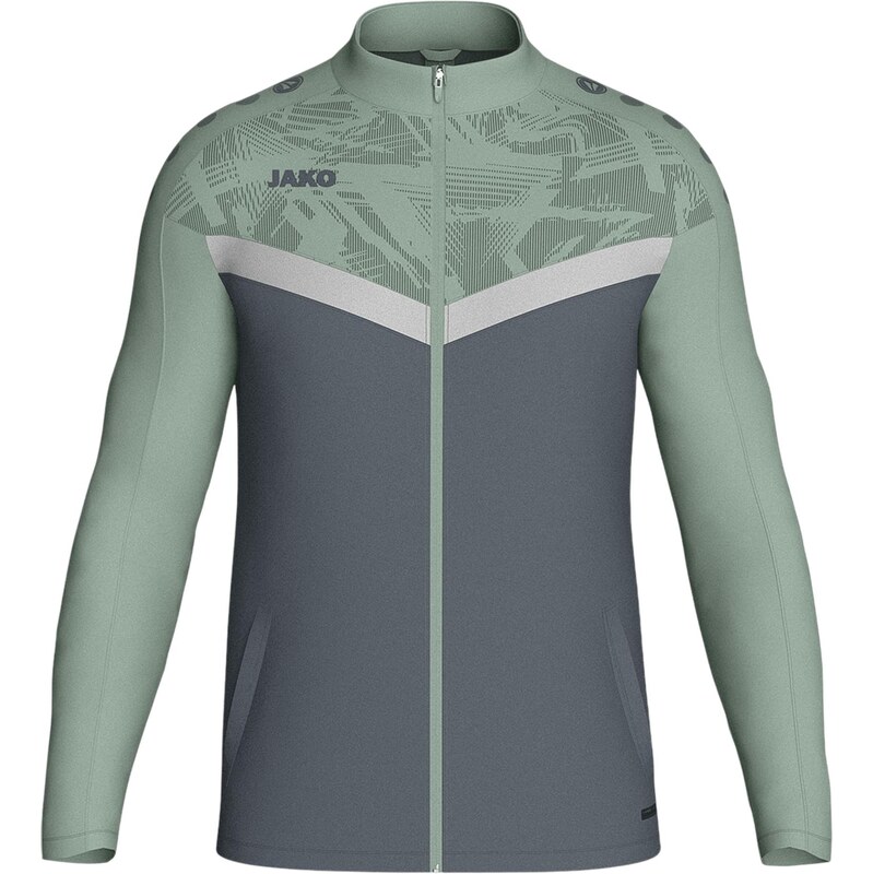 JAKO Športová bunda svetlosivá / tmavosivá / pastelovo zelená 67729590