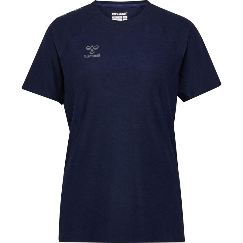 Hummel Funkčné tričko Cima 2.0 námornícka modrá / sivá 67729737