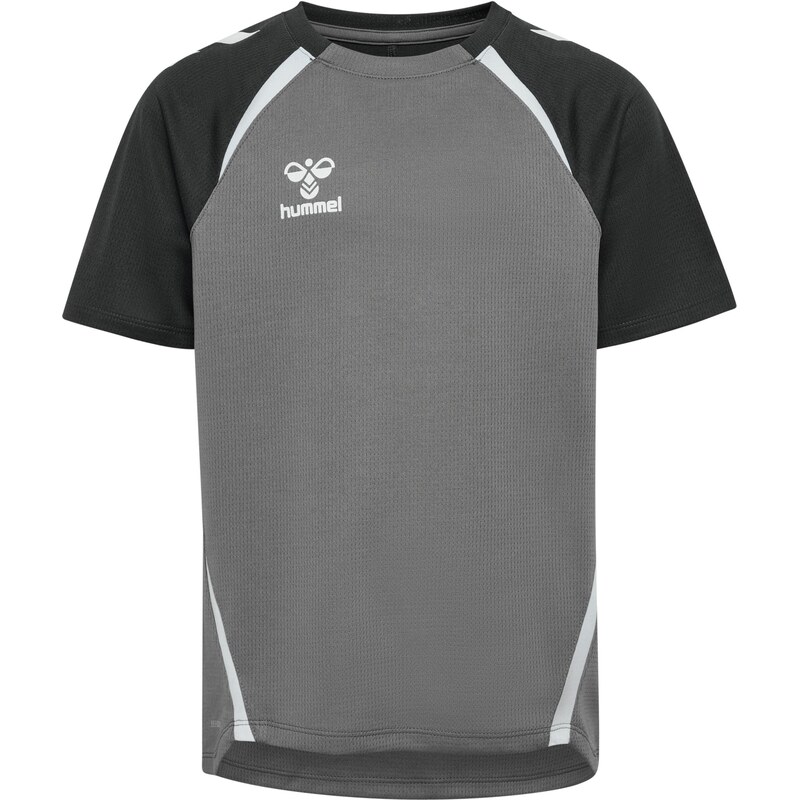 Hummel Funkčné tričko Lead 2.0 sivá / antracitová / biela 67729748