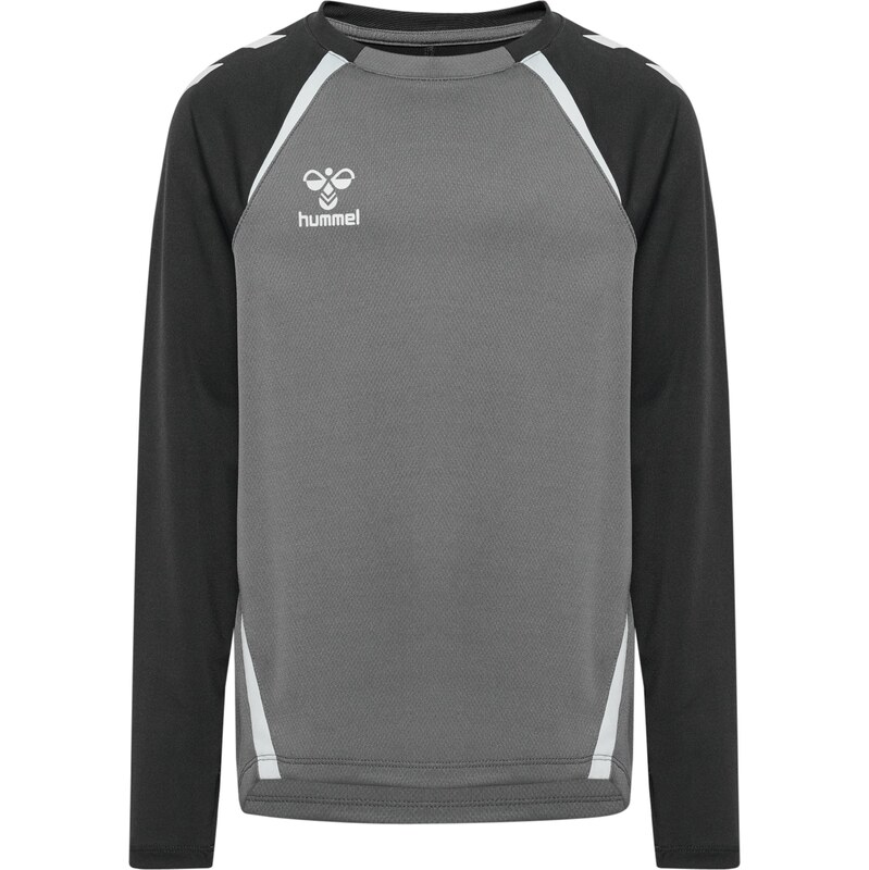 Hummel Športová mikina Lead 2.0 sivá / tmavosivá / biela 67729749