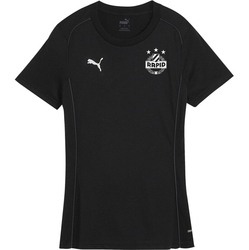 PUMA Funkčné tričko TeamFINAL čierna / biela 67729722