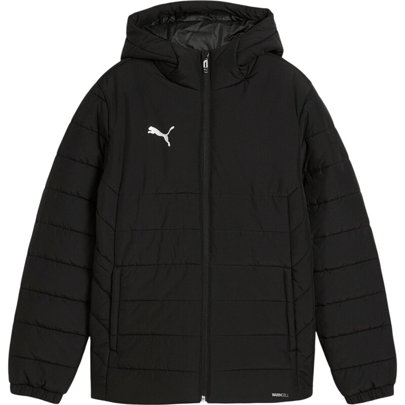 PUMA Športová bunda TeamAdditions čierna / biela 67729832