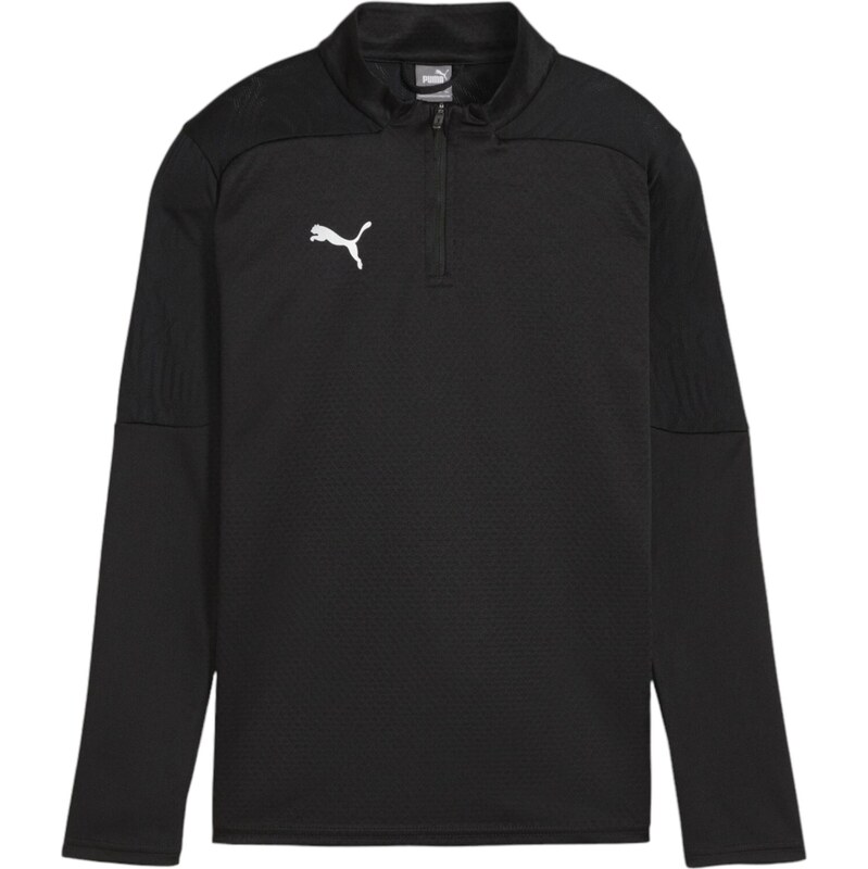 PUMA Funkčné tričko Team Final čierna / biela 67729830