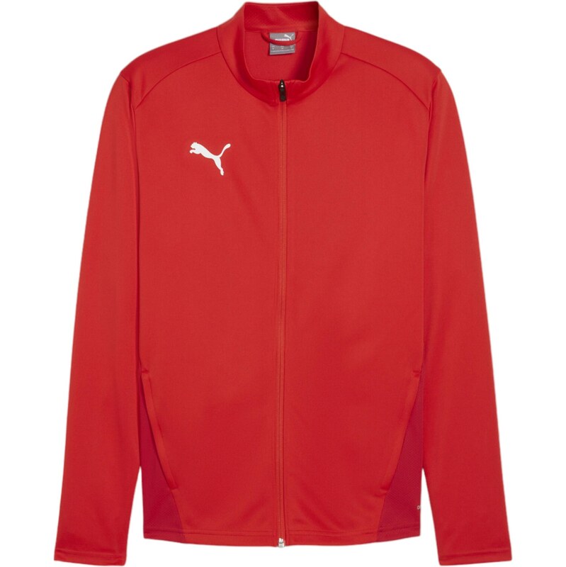 PUMA Tréningová bunda Team Goal červená / biela 67729789