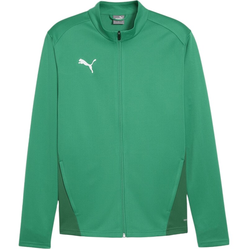 PUMA Tréningová bunda TeamGoal zelená / tmavozelená / biela 67729794