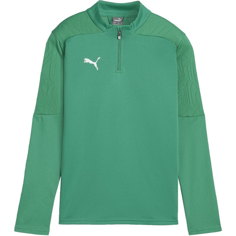 PUMA Funkčné tričko Team Final zelená / strieborná 67729809