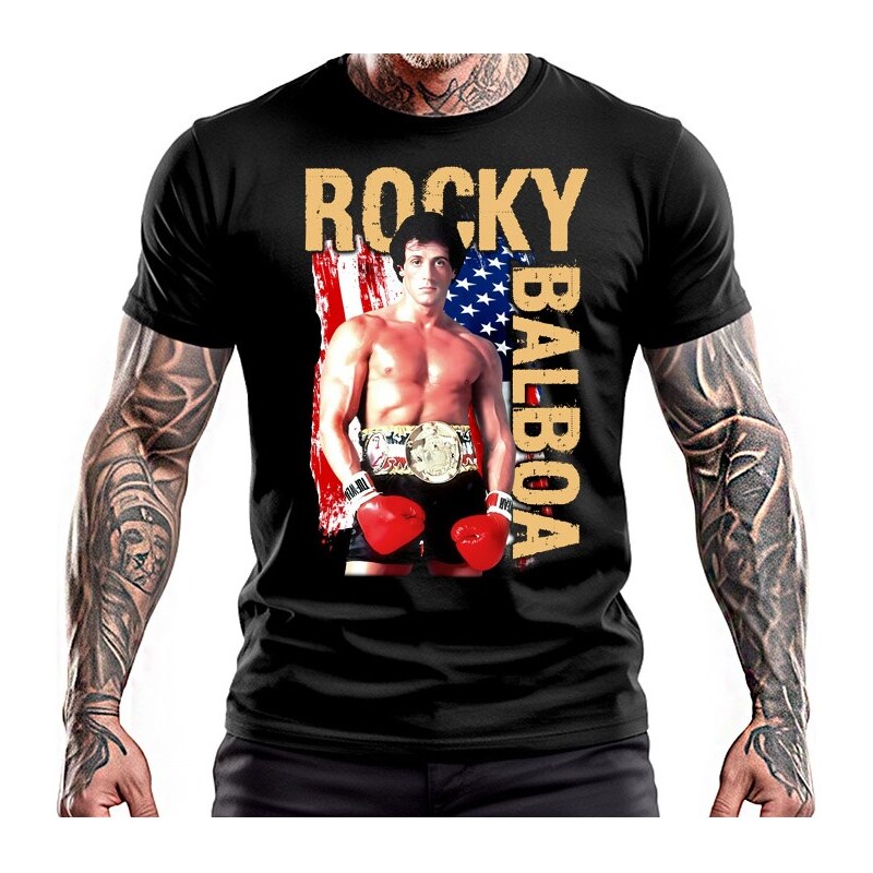 Fruit of the Loom Rocky Balboa – Champion Spirit (tričko) 67727500