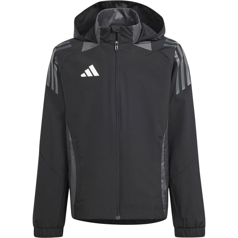 ADIDAS PERFORMANCE Športová bunda Tiro sivá / čierna 67751322