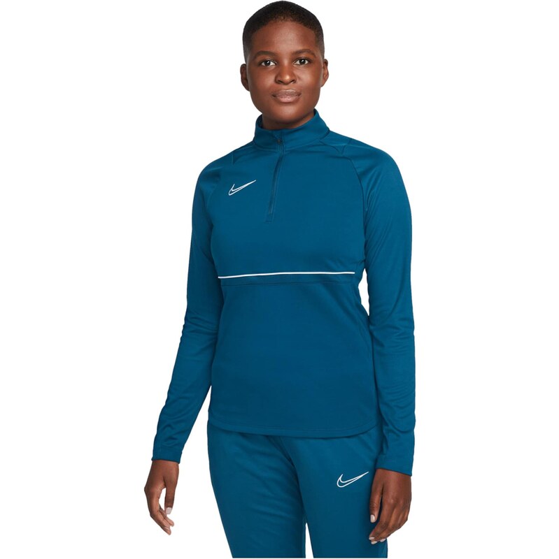 NIKE Športová mikina Academy enciánová / biela 67751372