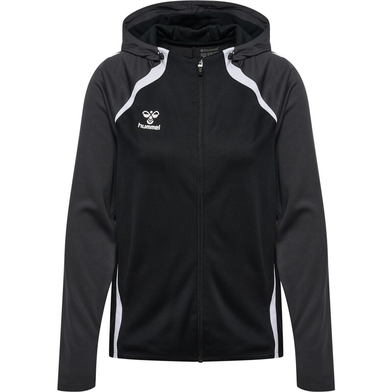 Hummel Športová mikina so zipsom Lead 2.0 antracitová / čierna / biela 67751427