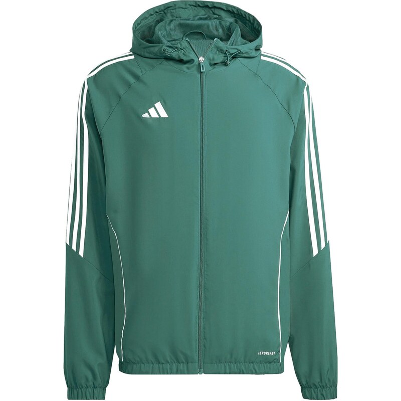 ADIDAS PERFORMANCE Športová bunda Tiro 24 tmavozelená / biela 67751441