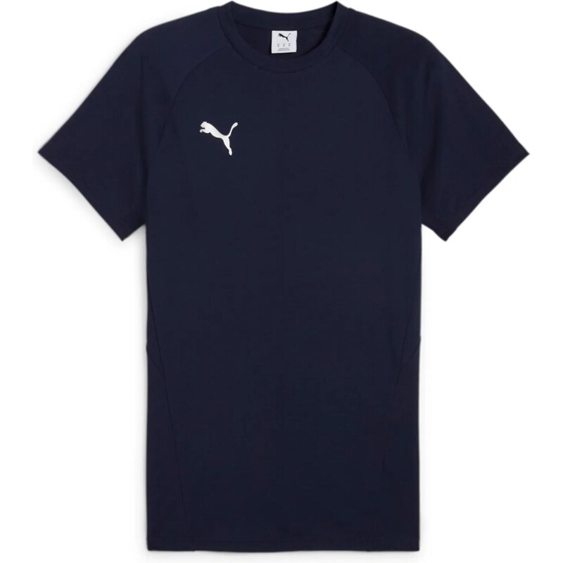 PUMA Funkčné tričko tmavomodrá / biela 67751550